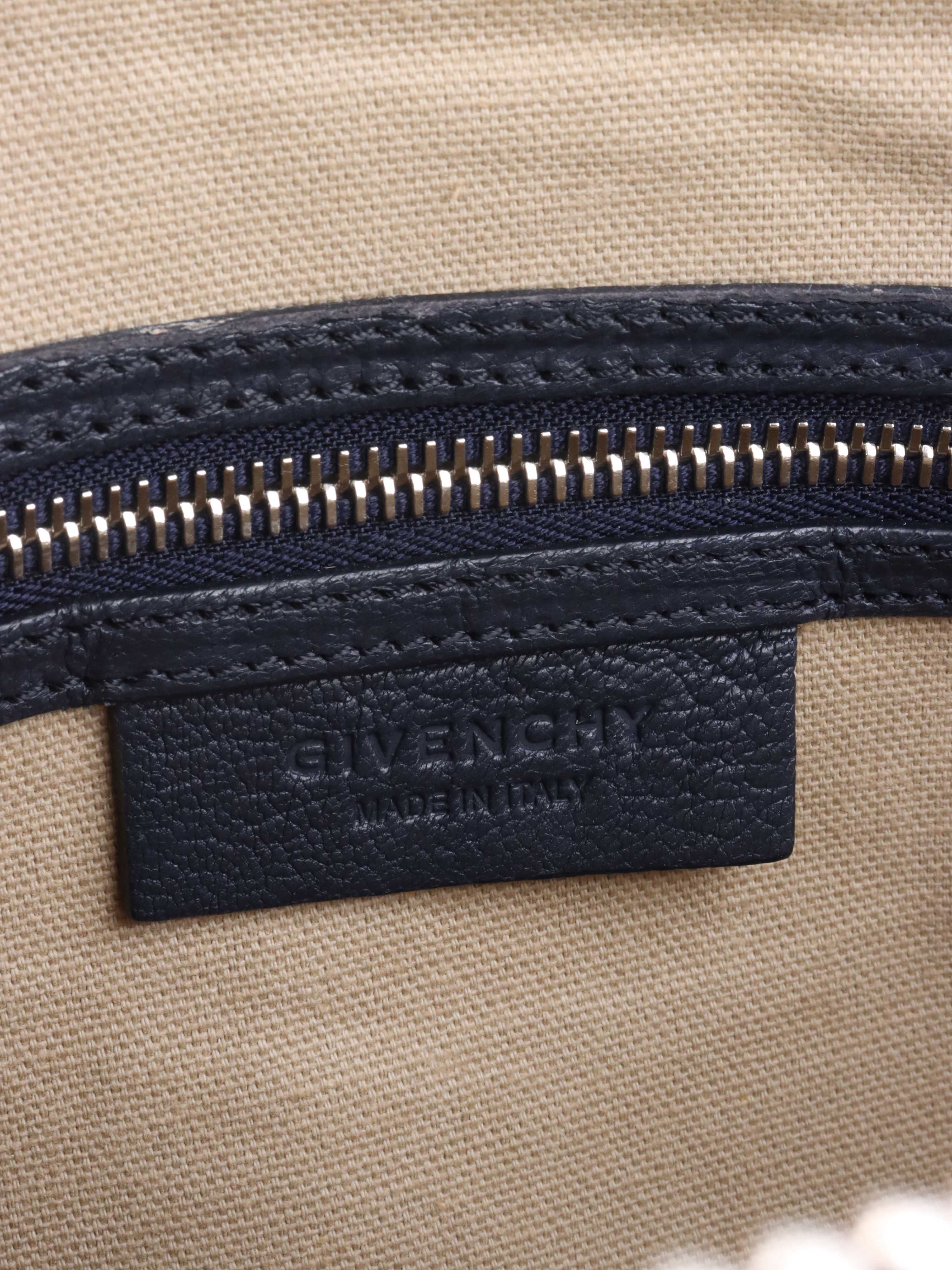 Givenchy Navy Antigona Bag.