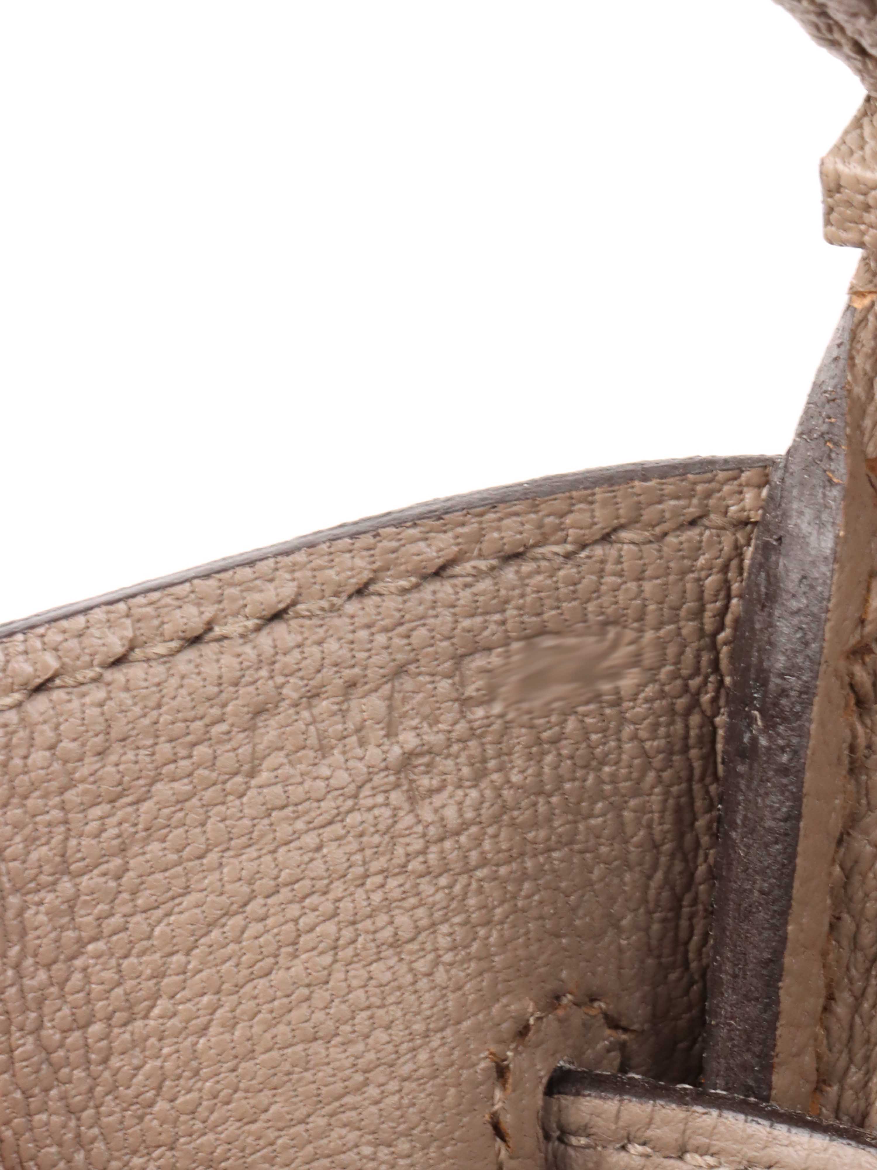 Hermes Birkin 30 Togo Gris Asphalt GHW.