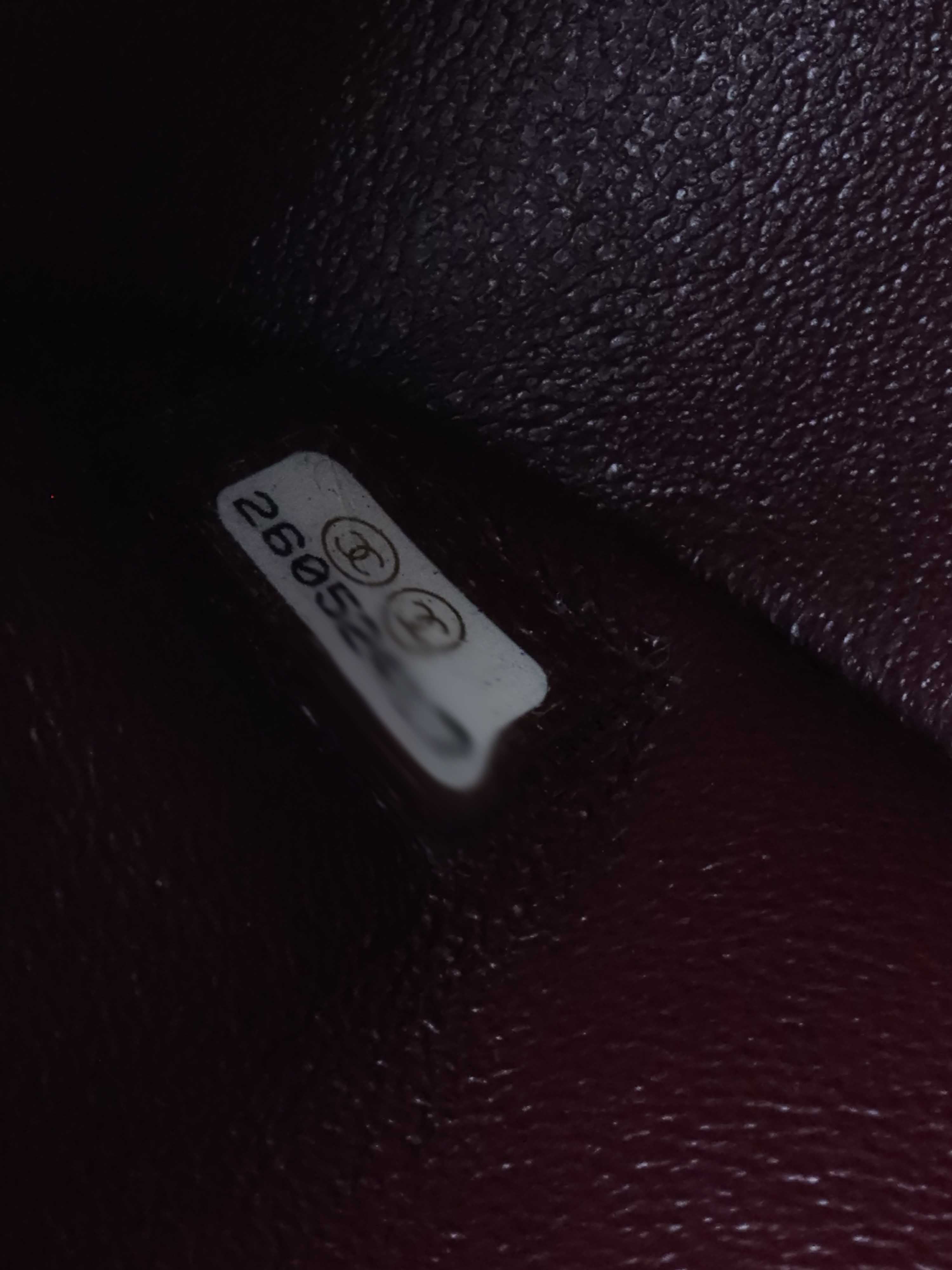 Chanel Black Medium Lambskin Classic Flap SHW.