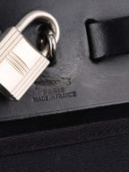 Hermes Vintage Black Herbag Stamp H 2004.