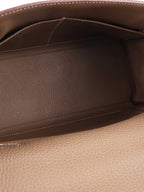 Hermes Etoupe Kelly 28 in Togo leather PHW.