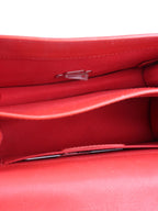 Chanel Red Quilted Two-tone CC Flap Bag.