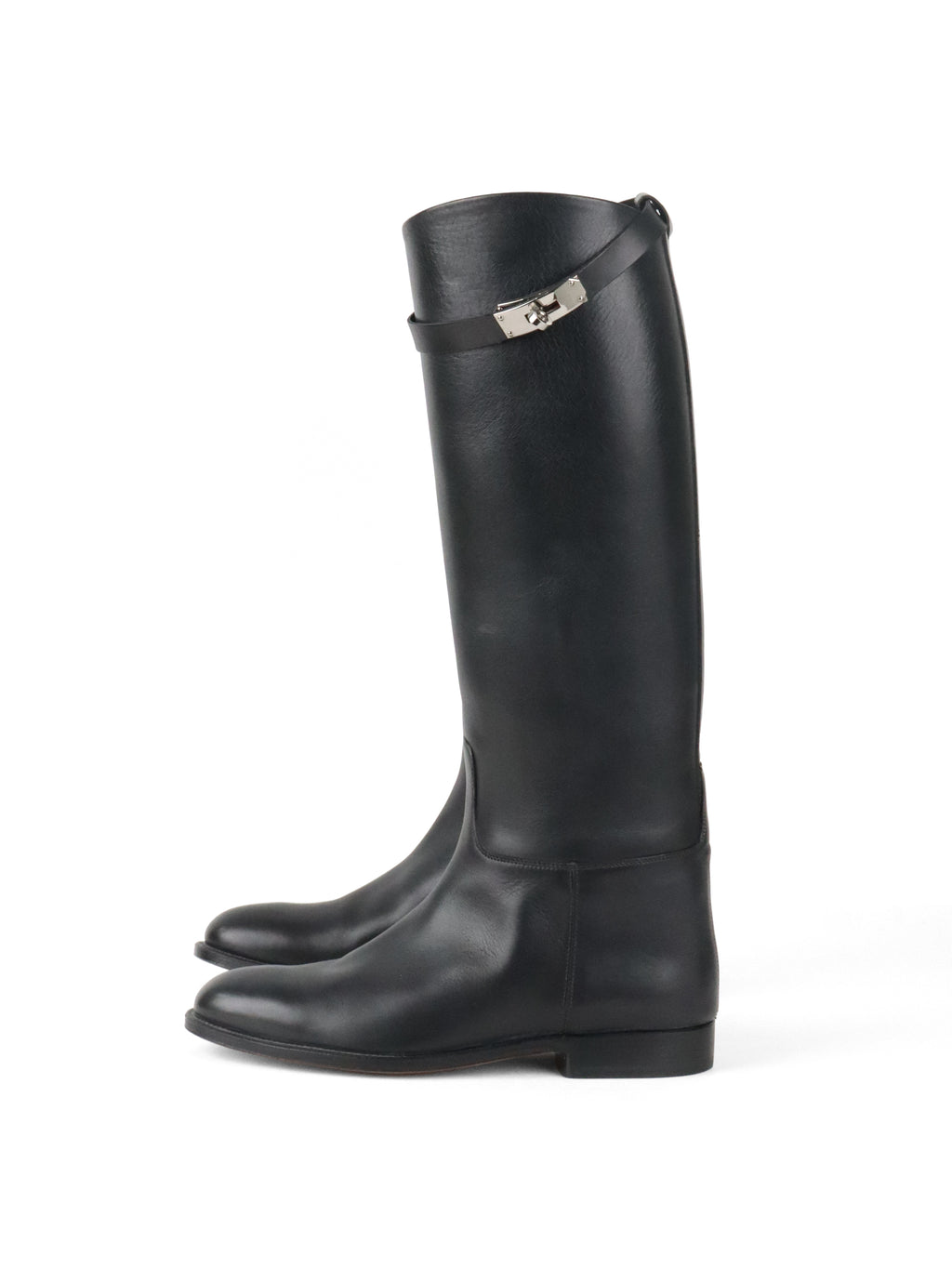 Hermes Black Jumping Boots PHW size 39