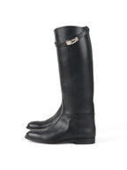 Hermes Black Jumping Boots PHW size 39