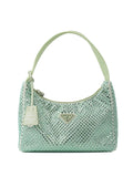 Prada Mint Green Crystal Re-Edition 2000 Shoulder Bag.