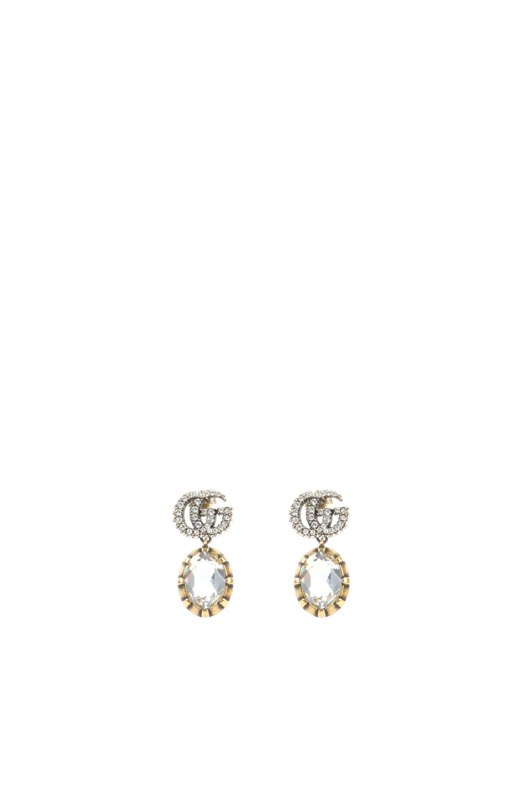 Gucci GG Marmont Crystal Earrings