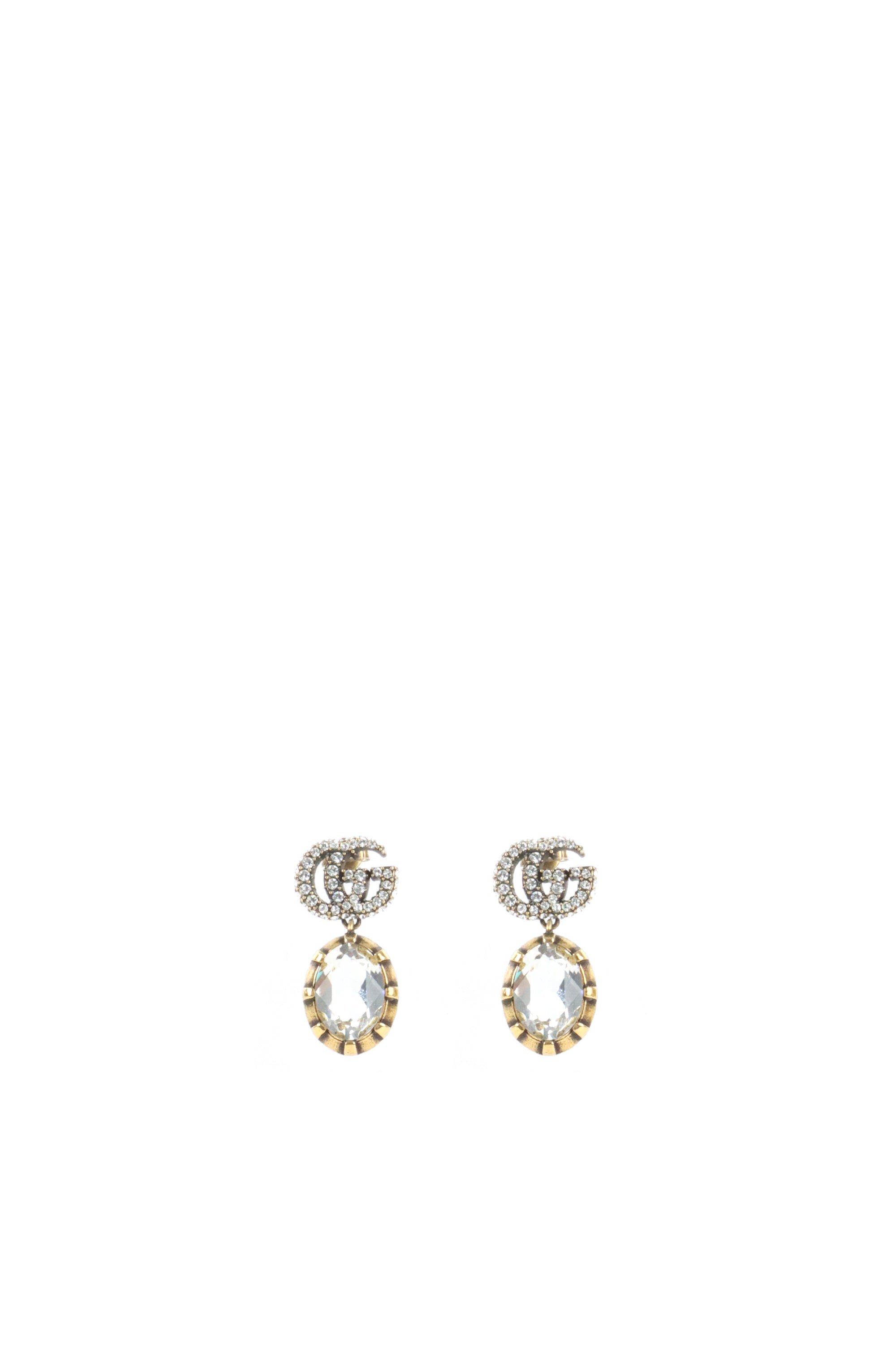 Gucci GG Marmont Crystal Earrings