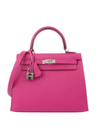 Hermes Kelly 25 Sellier Magnolia PHW.
