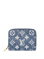 Louis Vuitton Denim Zippy Coin Pouch.