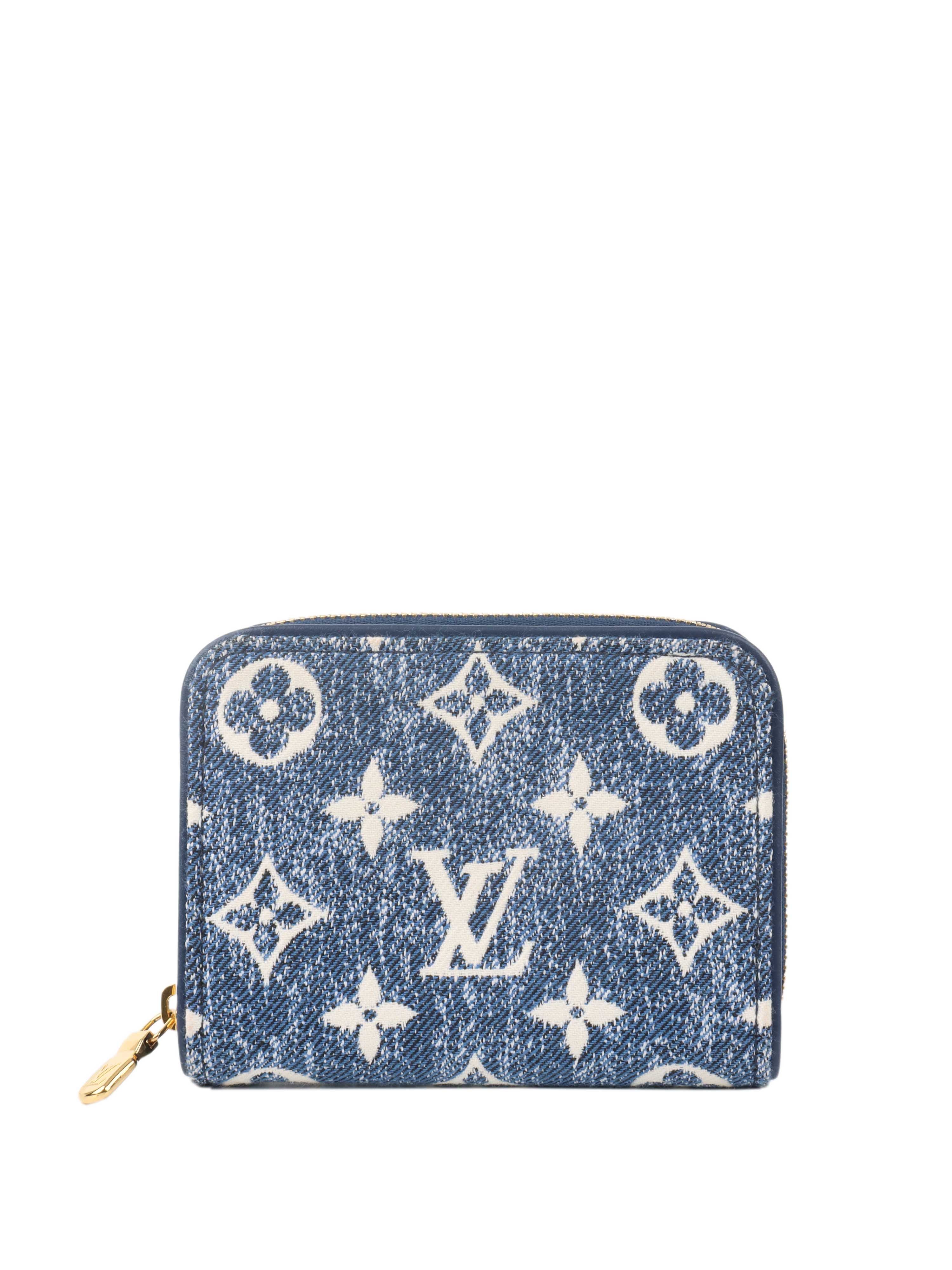 Louis Vuitton Denim Zippy Coin Pouch.