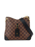 Louis Vuitton Black Damier Ebene Odeon PM Bag.