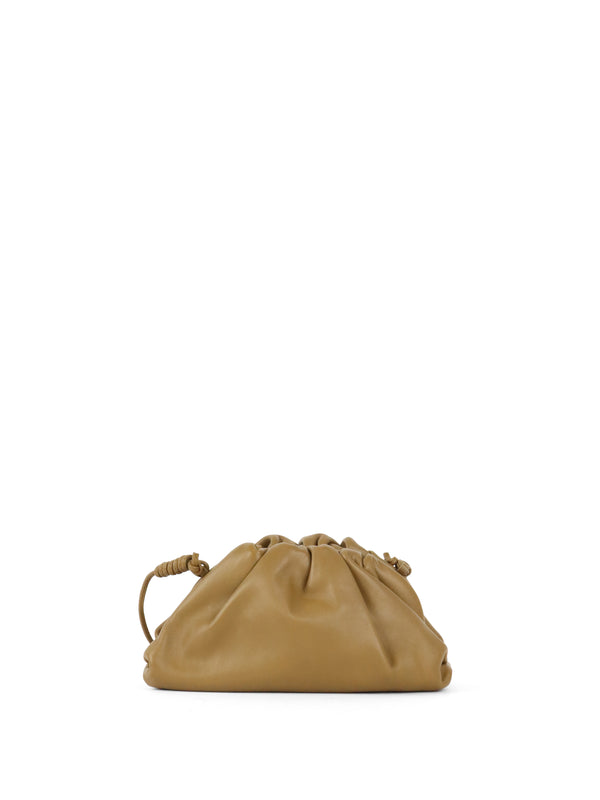 Bottega Veneta Mustard Green Mini Pouch Crossbody Bag