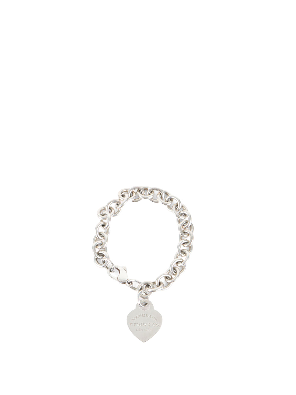 Tiffany & Co Sterling Silver Heart Tag Bracelet