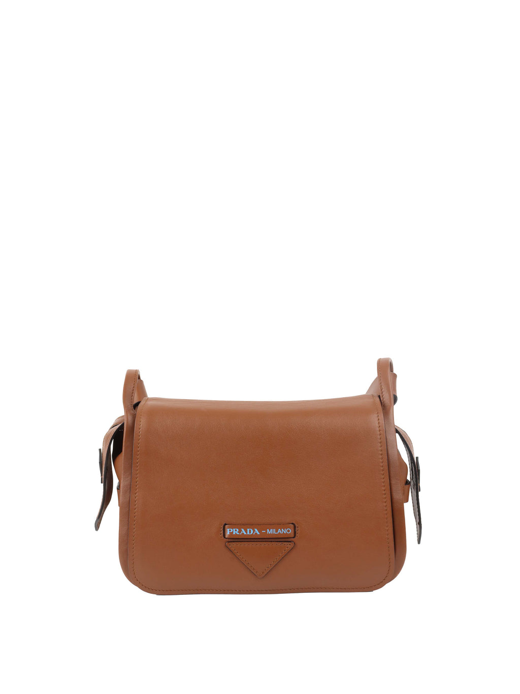 Prada Cognac Luxe Shoulder Bag.