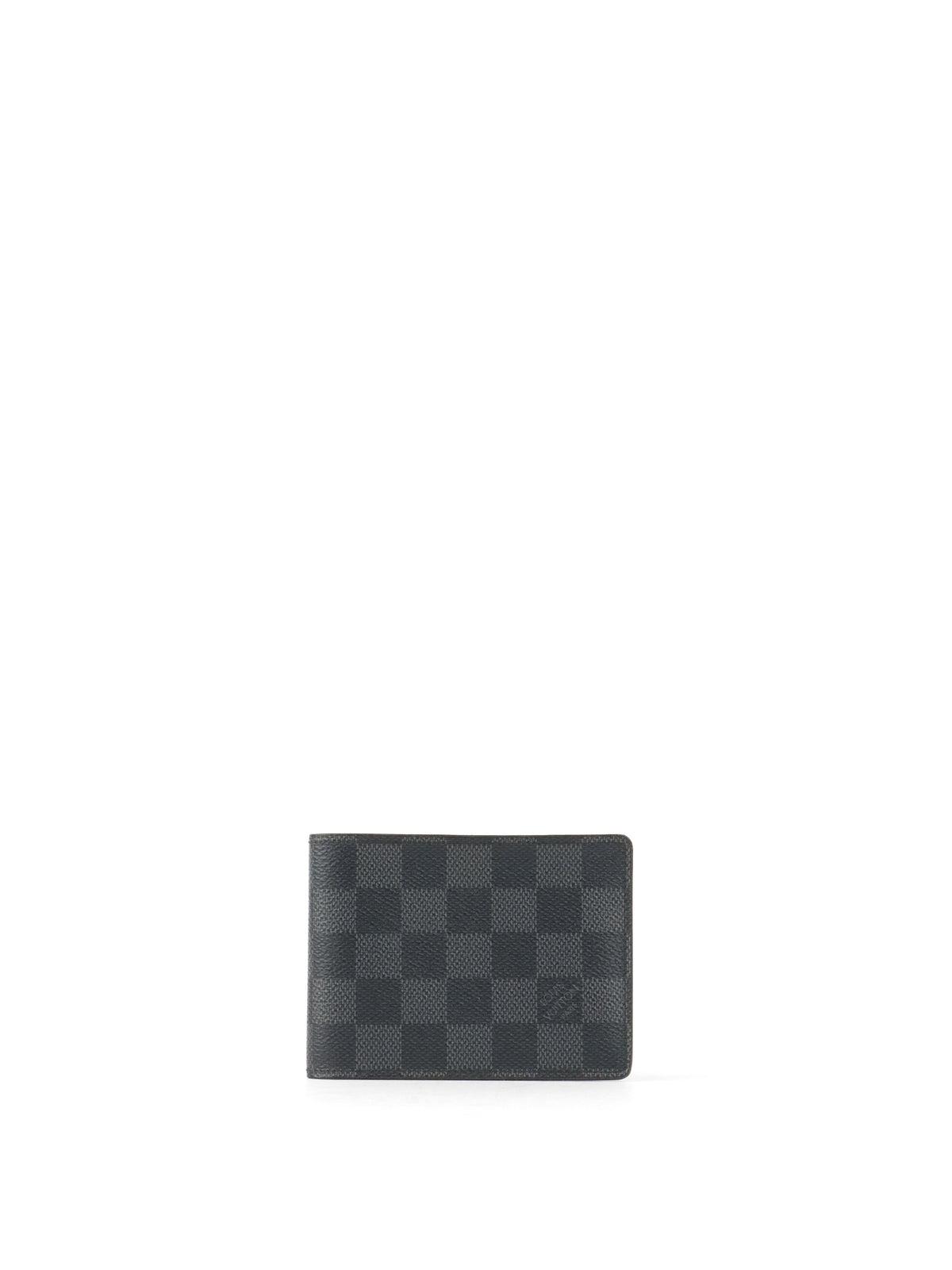 Louis Vuitton Black Damier Ebene Multiple Wallet