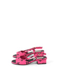 Chanel Dark Pink & Black Sandal