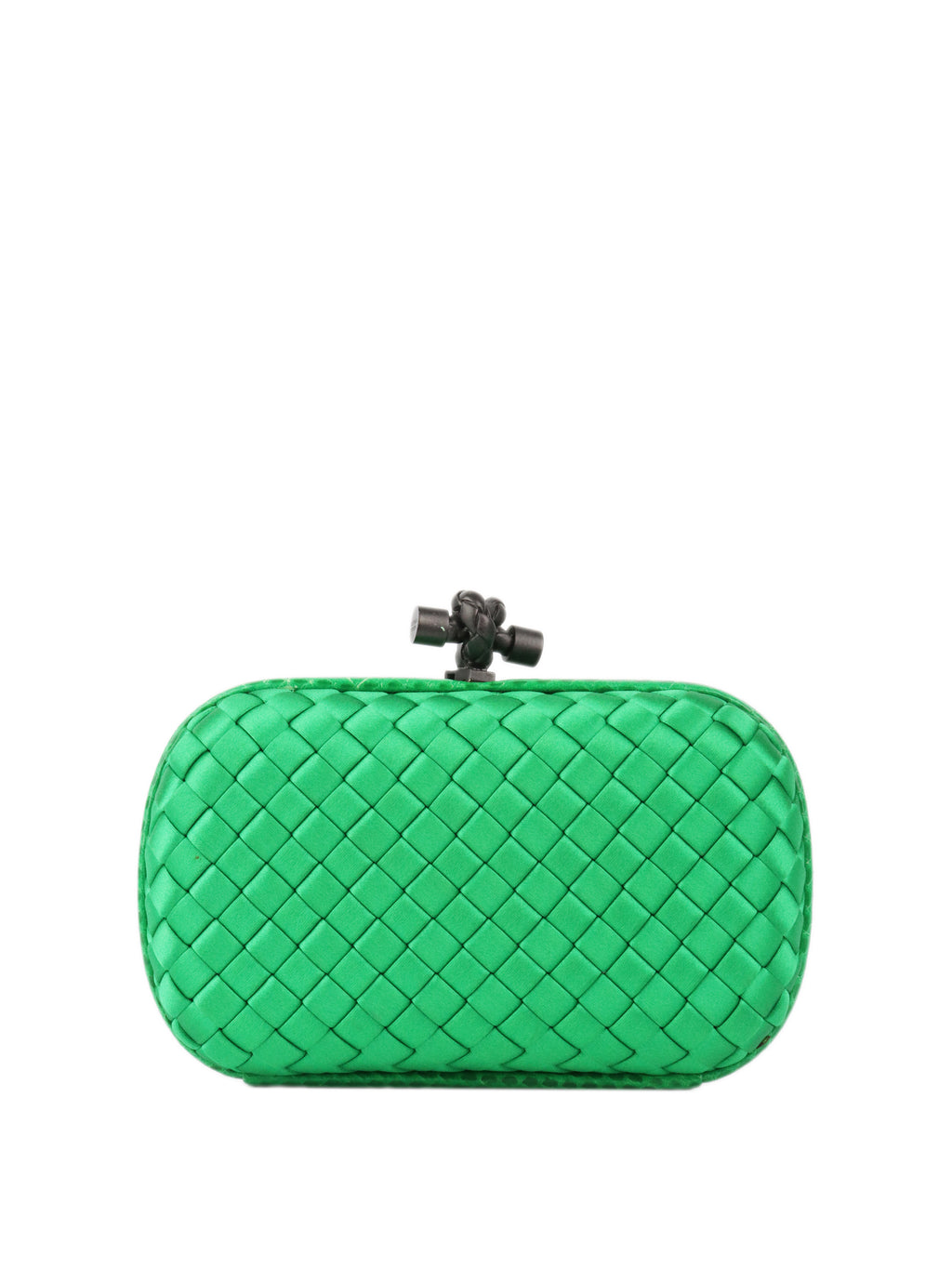 Bottega Veneta Green Intrecciato Clutch.