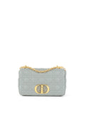 Dior Medium Stone Grey Cannage Caro Bag