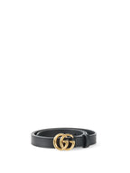 Gucci GG Black Thin Belt