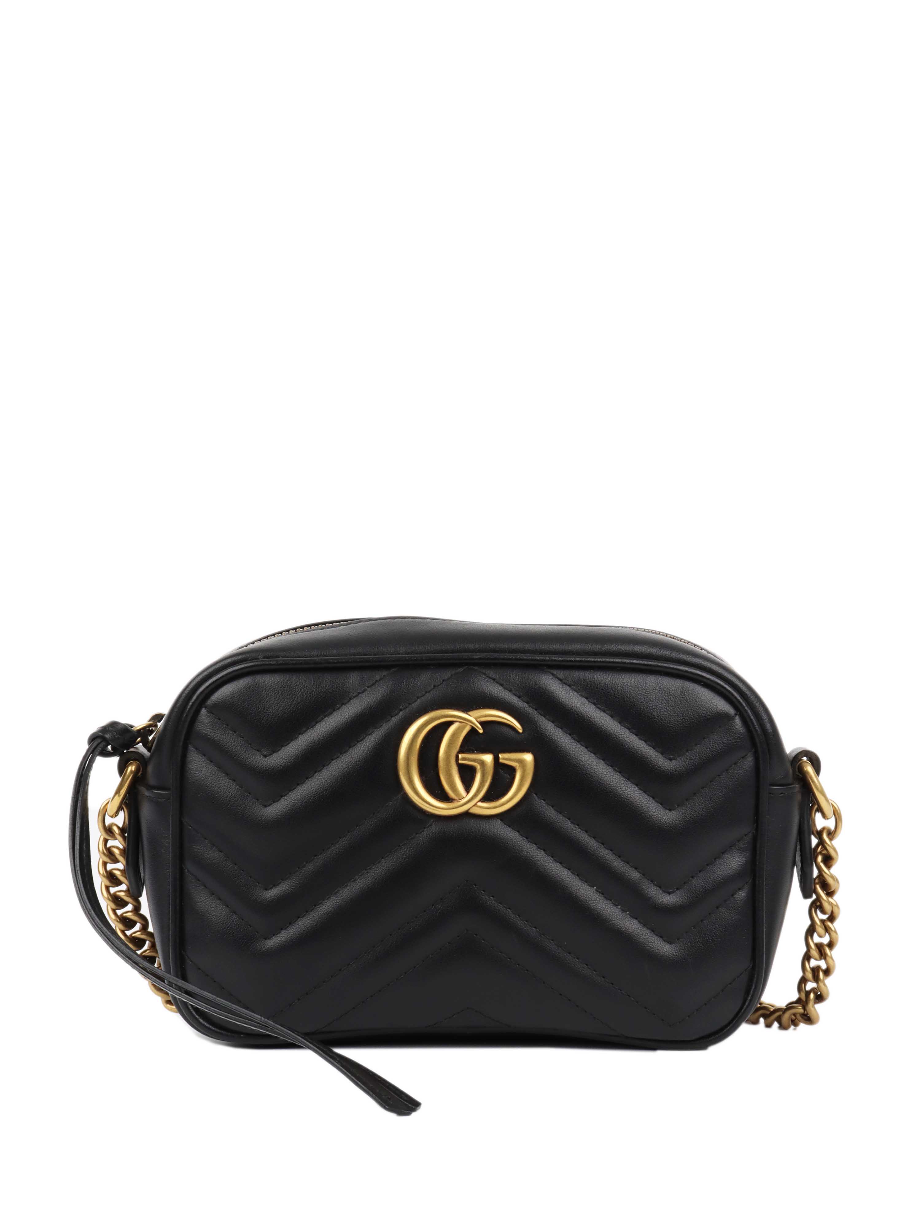 Gucci GG Marmont Matelasse Mini Camera Bag.