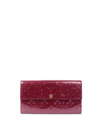 Louis Vuitton Patent Purple Wallet.