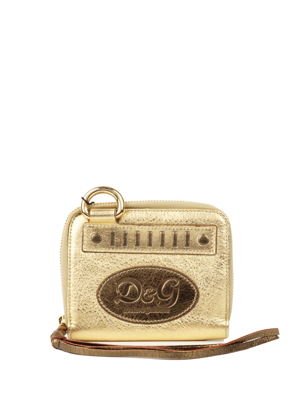 Dolce & Gabbana Gold Wallet on Chain.