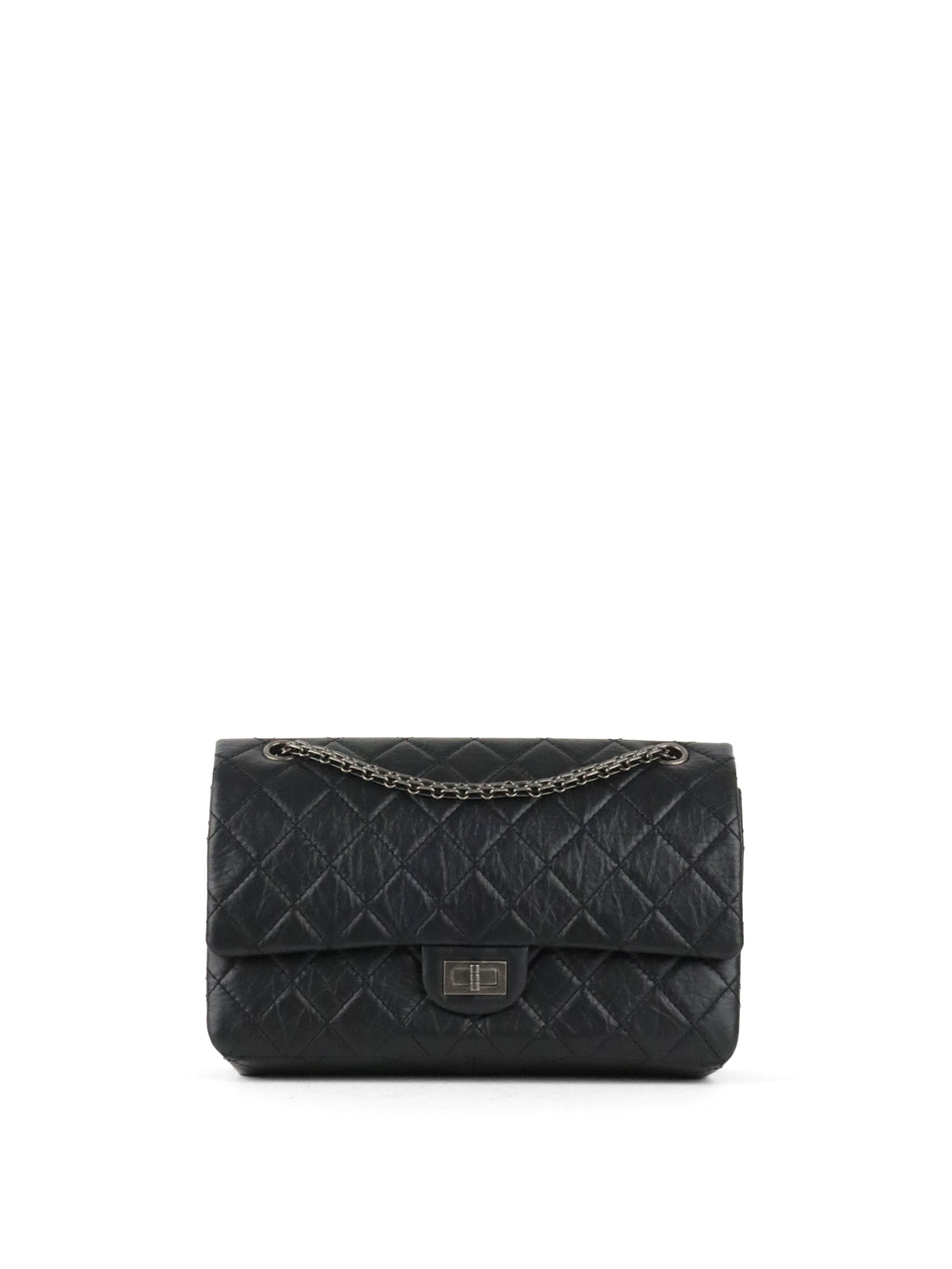 Chanel So Black Medium Classic Flap Reissue 2.55
