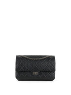 Chanel So Black Medium Classic Flap Reissue 2.55