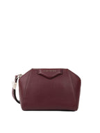 Givenchy Burgundy Antigona Beauty Clutch.
