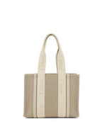 Chloe Medium Cloudy Cream Woody Tote Bag
