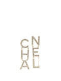 Chanel Crystal Letter Earring