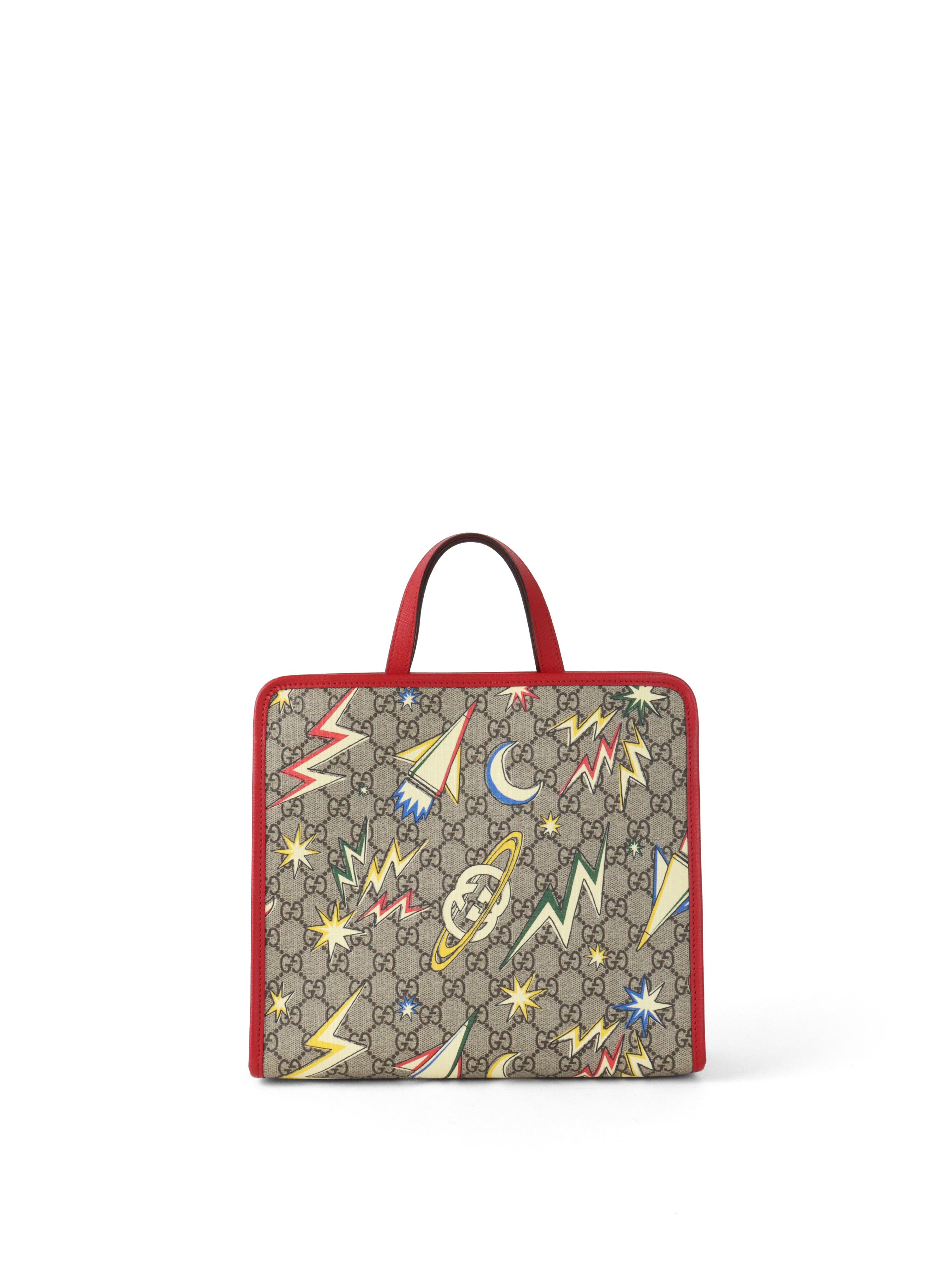 Gucci GG Supreme Canvas Children's Space Print Tote Bag