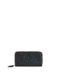 Gucci Black Soho GG Long Zip Around Wallet