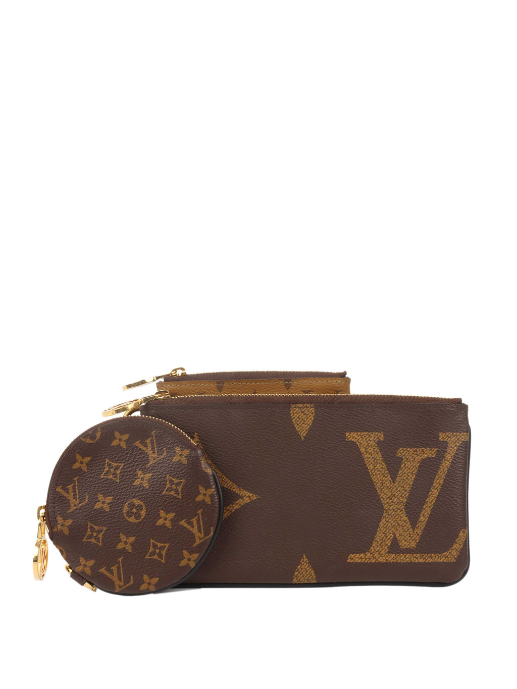 Louis Vuitton Monogram Trio Pouch.