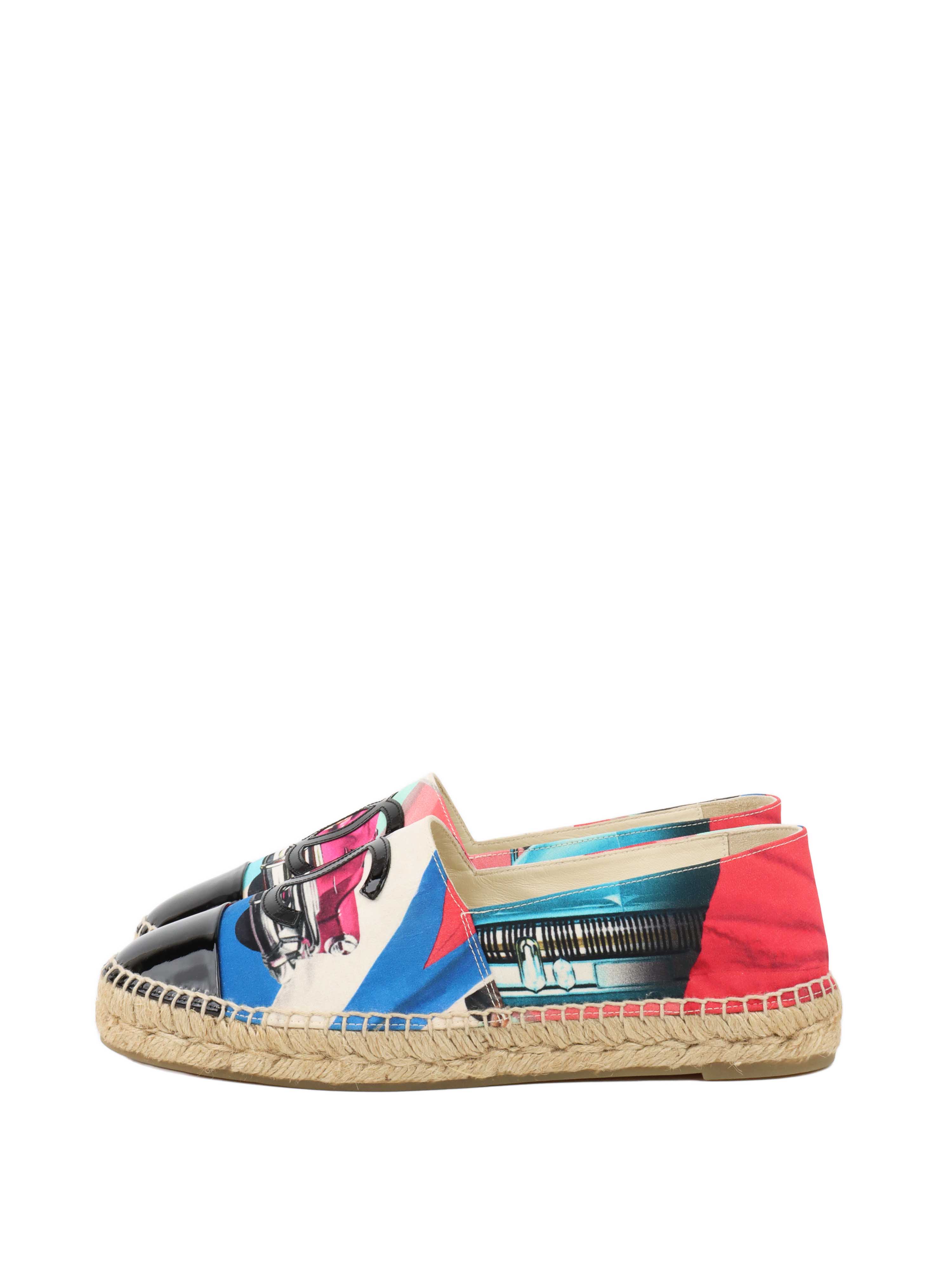 Chanel Multicoloured Espadrilles Size 40.