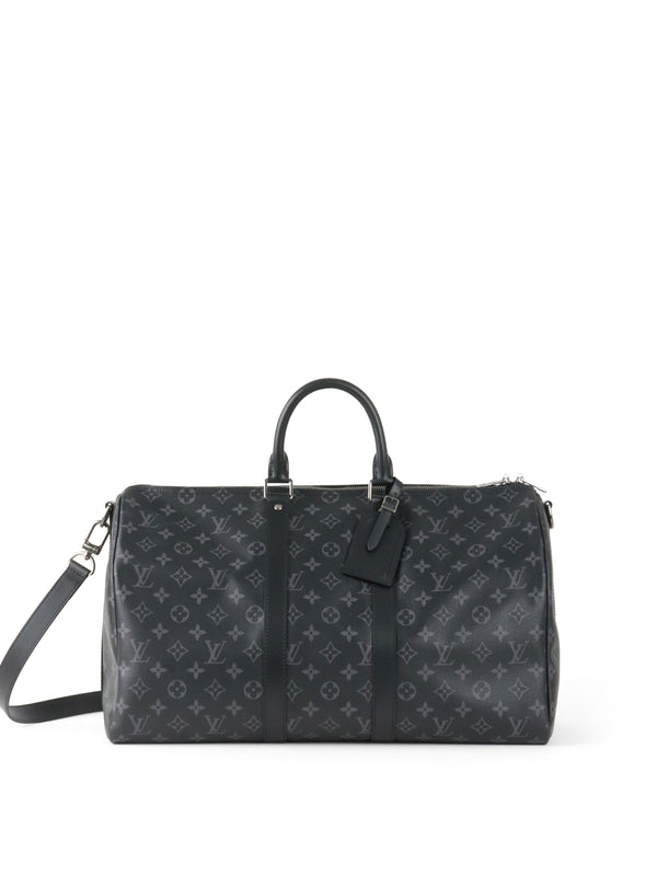 Louis Vuitton Black Keepall Bandouliere 45