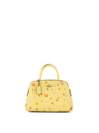 Coach Yellow Mini Lillie Carryall with Mystical Floral Print