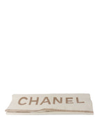 Chanel Cashmere CC Fringe Stole.