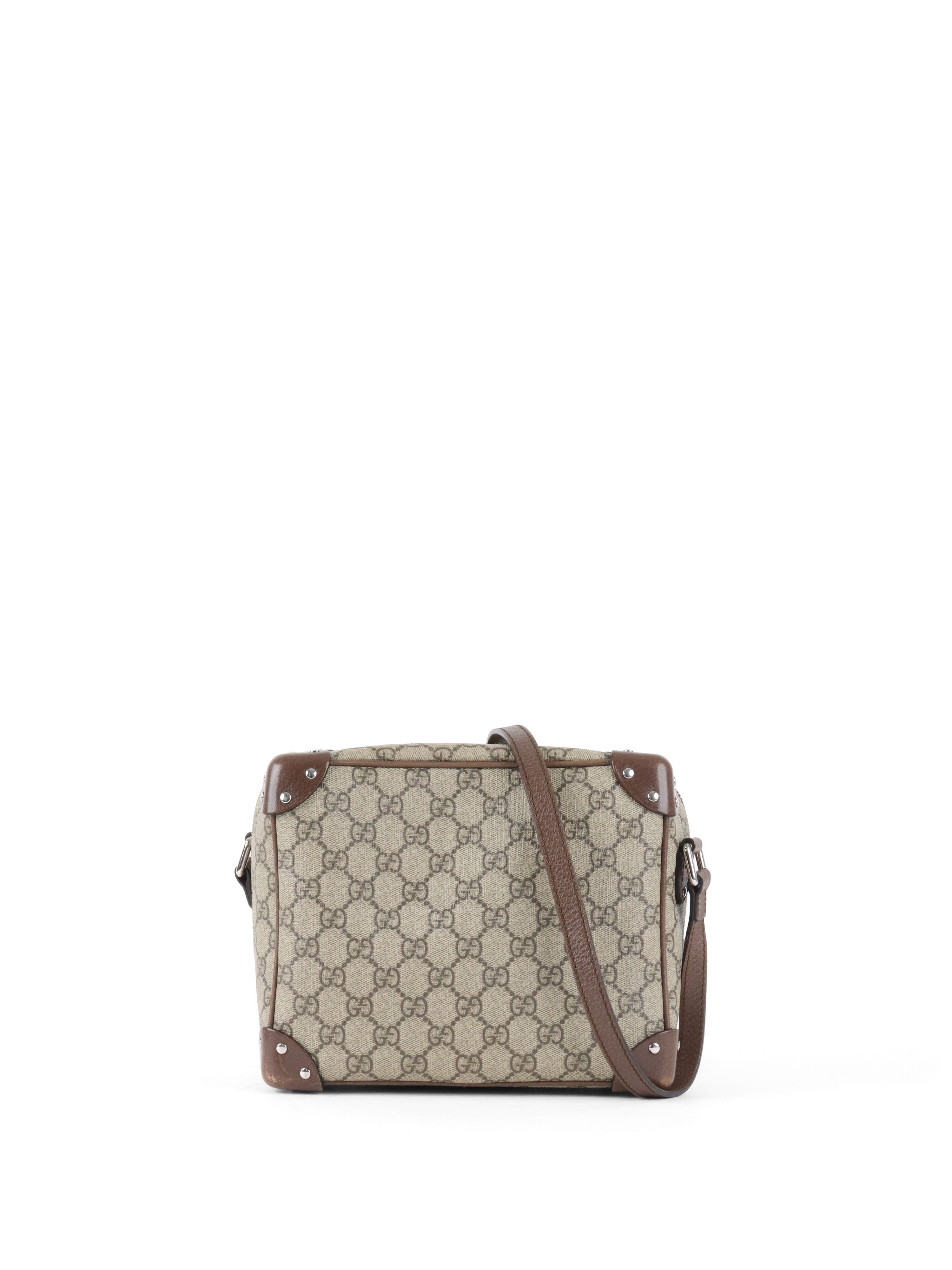 Gucci GG Ebony Canvas Trunk Shoulder Bag