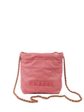 Chanel 22 Pink Mini Shoulder Bag.