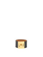 Hermes Noir Kelly Dog Bracelet T3 GHW