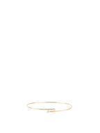 Tiffany & Co Small Yellow Gold Elsa Peretti Diamond Hoop Single-row Bangle