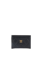 Chanel Black Caviar Classic Card Holder