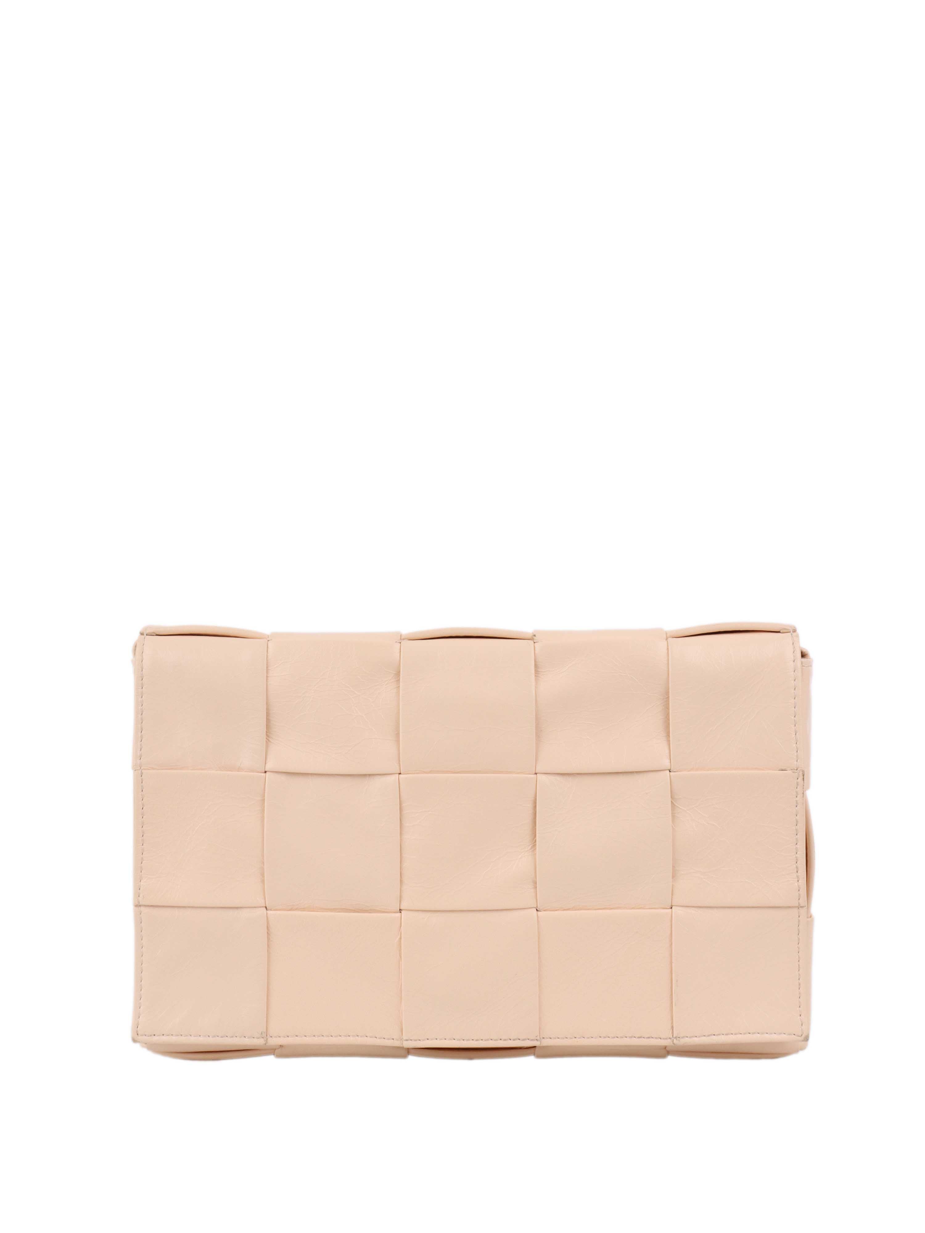 Bottega Veneta Light Peach Cassette Bag.