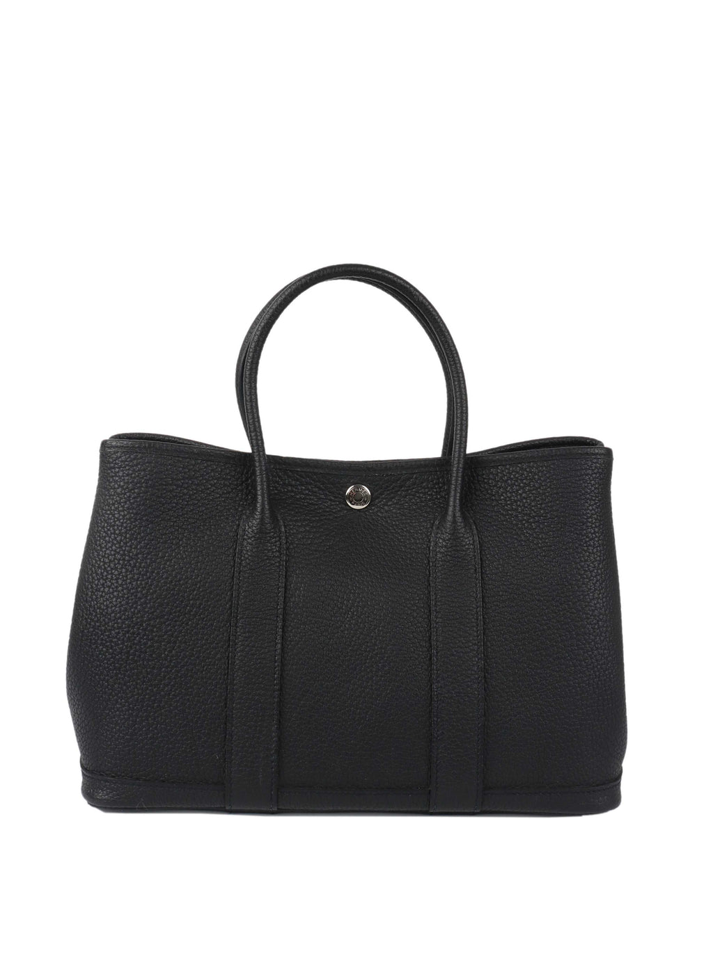 Hermes Black Garden Party 30 Bag.