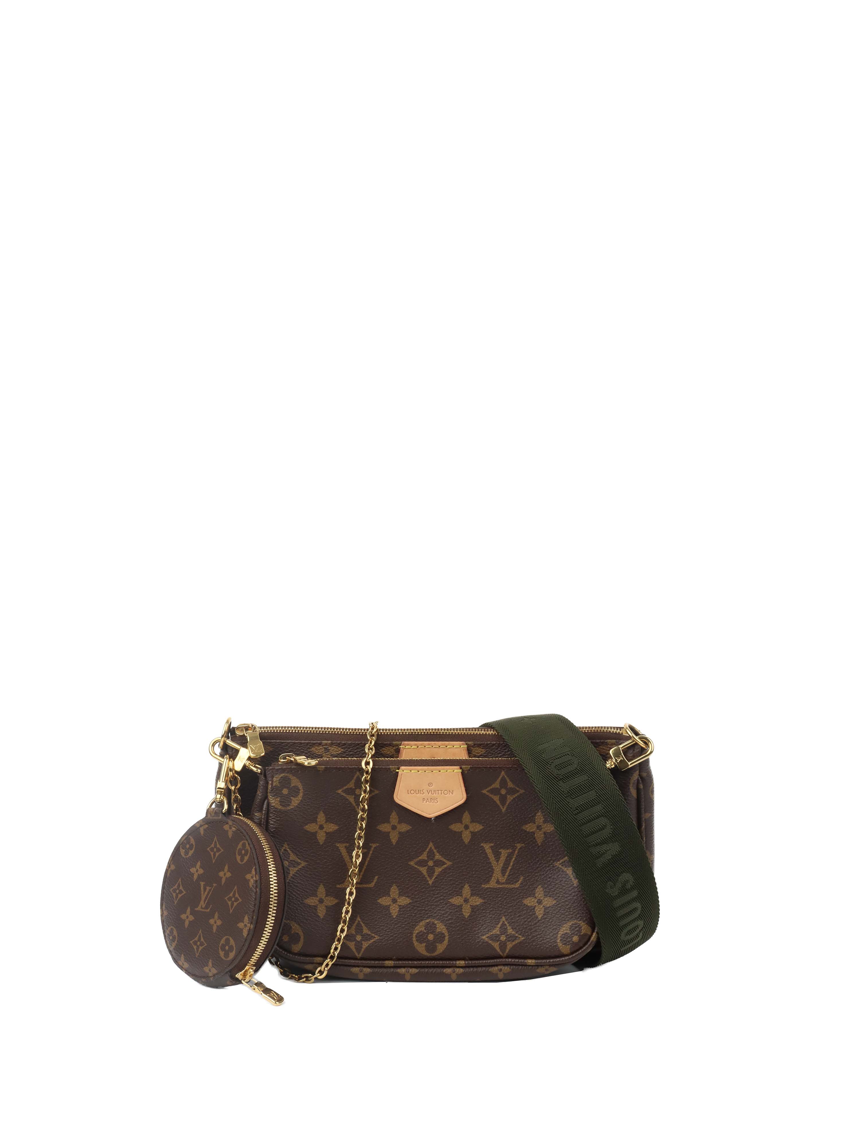 Louis Vuitton Khaki Multi Pochette Accessorises.