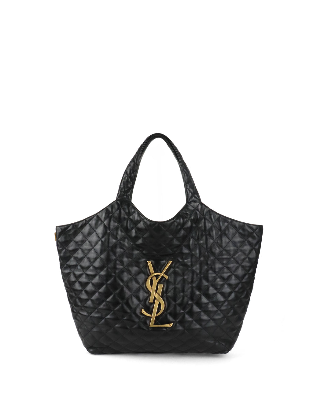 Saint Laurent Black Icare Maxi Shopping Bag