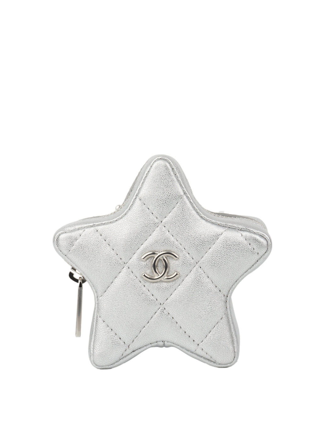 Chanel Silver Star Pouch.