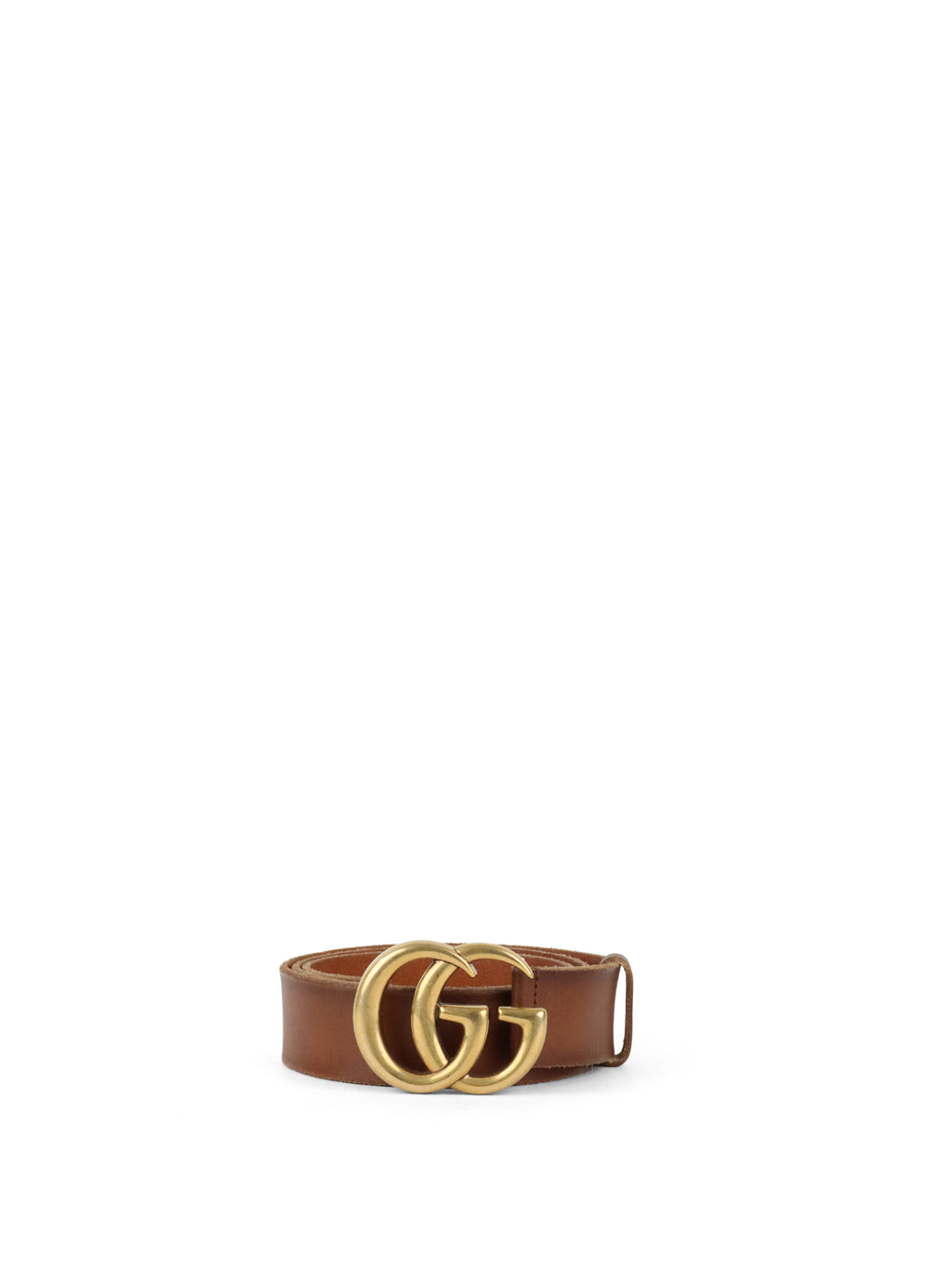 Gucci Brown Faded GG Marmont Wide Belt size 95