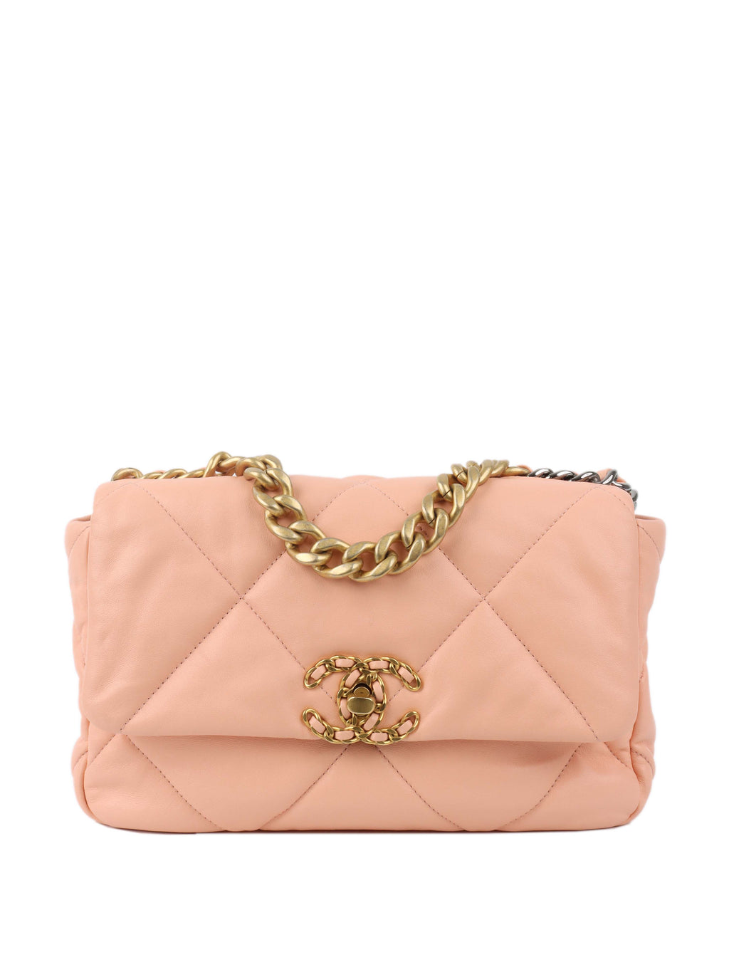 Chanel Small Salmon Pink 19 Bag.